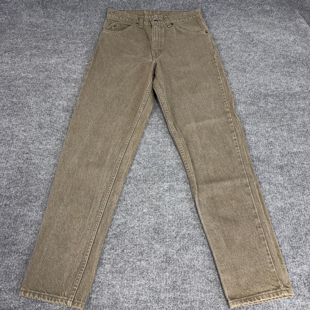 Vintage Levi's 550 Orange Tab Brown Denim Jeans Made in USA Relaxed 31x32 90s - Picture 2 of 14